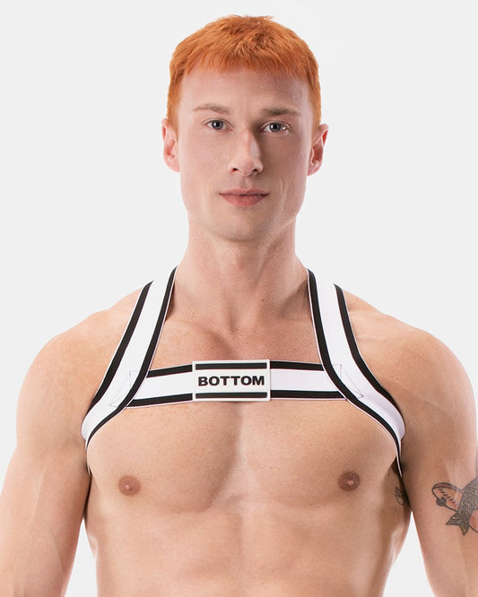 Barcode Berlin Multipack BOTTOM 1x Harness + 1x Suspender White-Black + 1x Half Socks