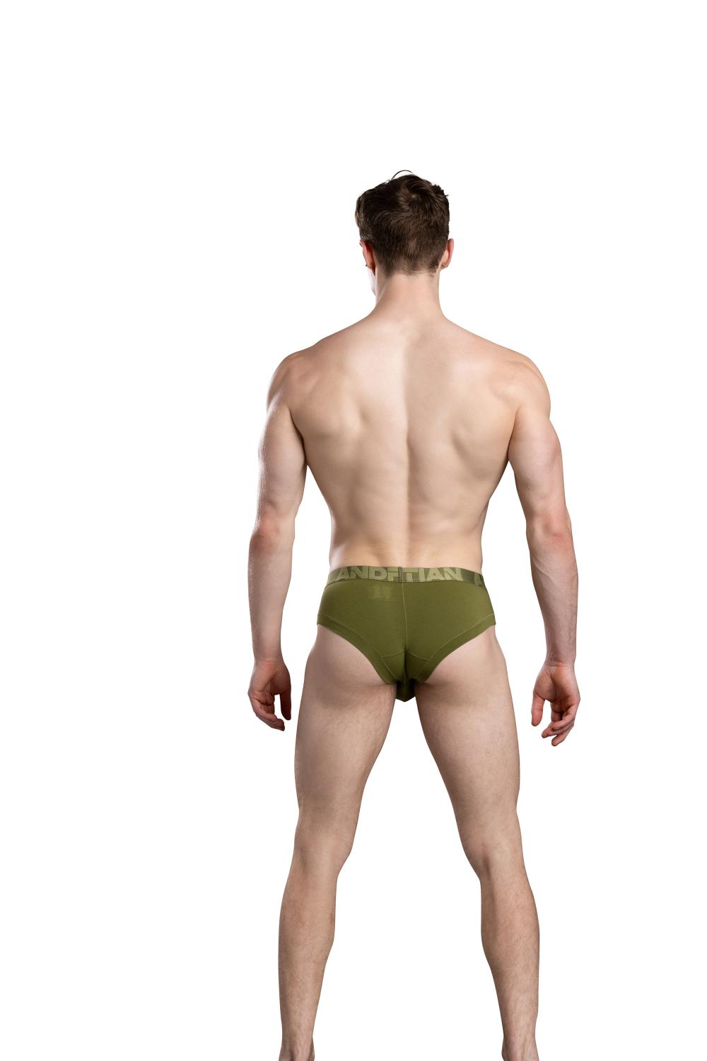 Andrew Christian Bubble Butt Brief w/ ALMOST NAKED® Olive