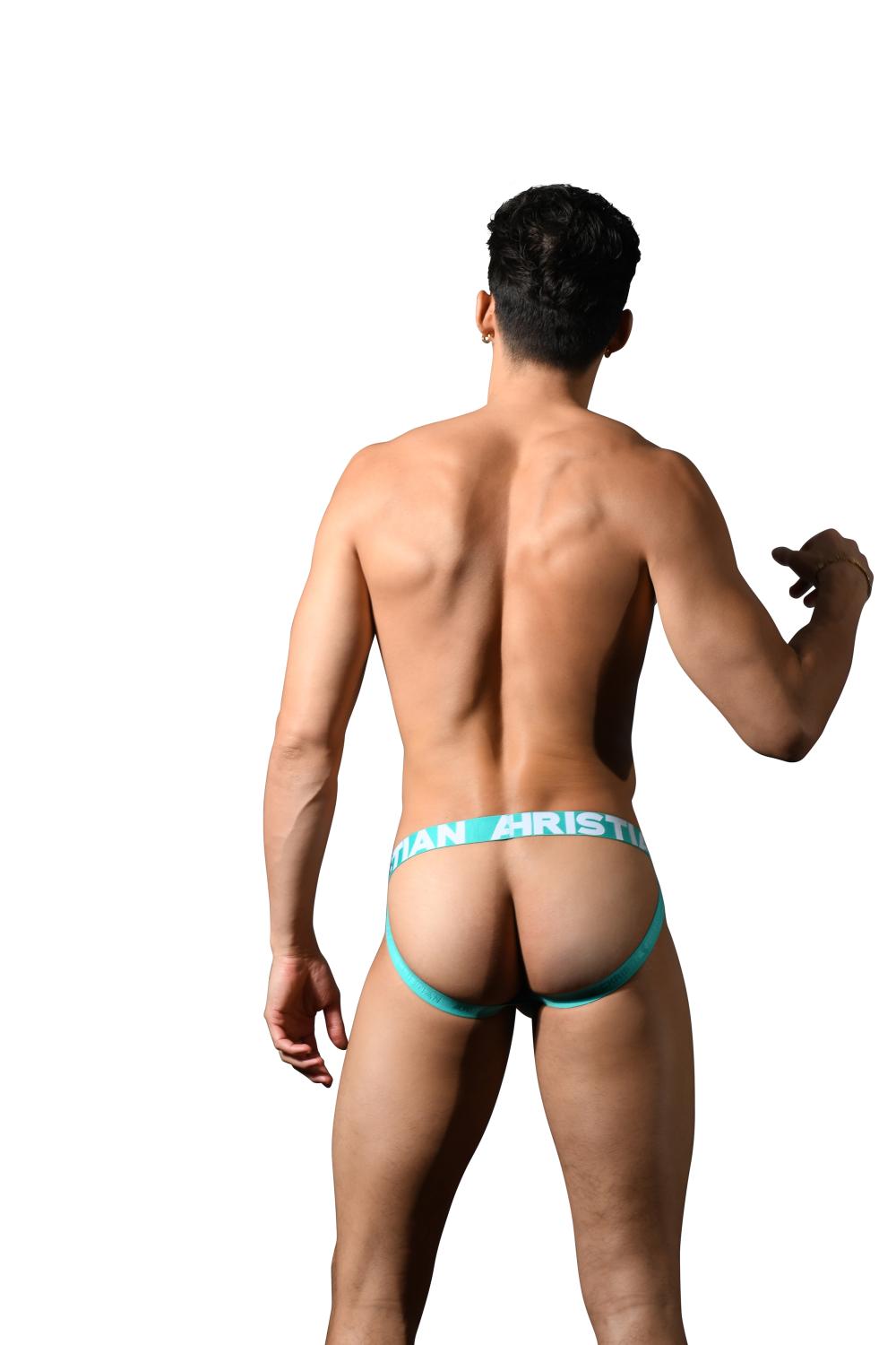 Andrew Christian Riviera Stripe Jock w/ ALMOST NAKED®