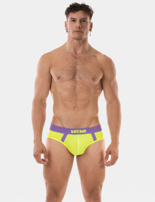 Barcode Berlin Brief Sonny Neongreen-Purple