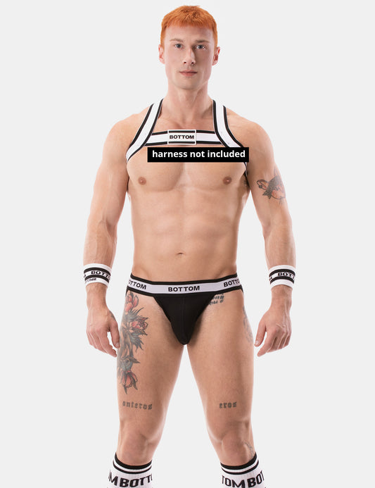 Barcode Berlin Jockstrap BOTTOM Black-White
