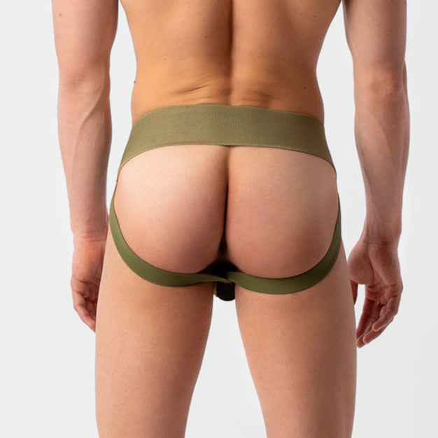 Barcode Berlin Jockstrap Zuri Darkarmy/Black