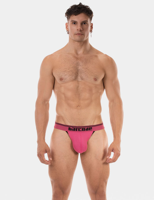 Barcode Berlin Kavan Jockstrap Pink-Black