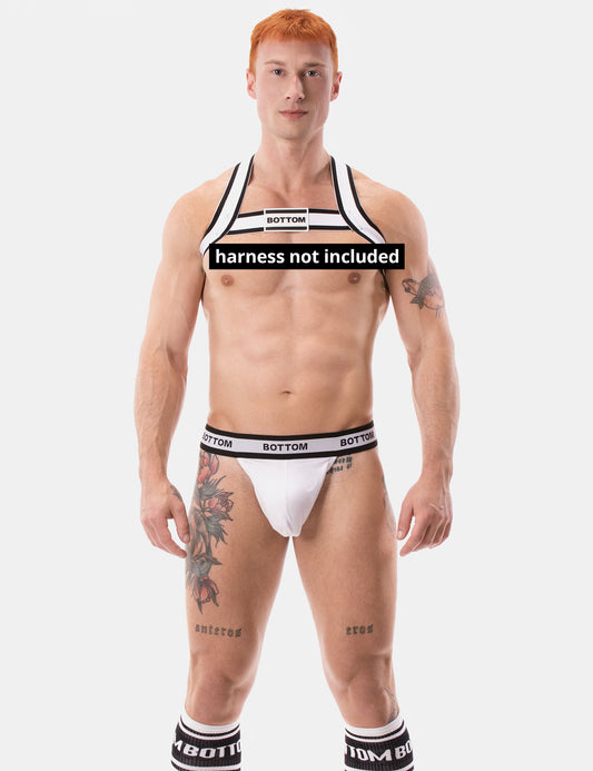 Barcode Berlin Suspender BOTTOM White-Black