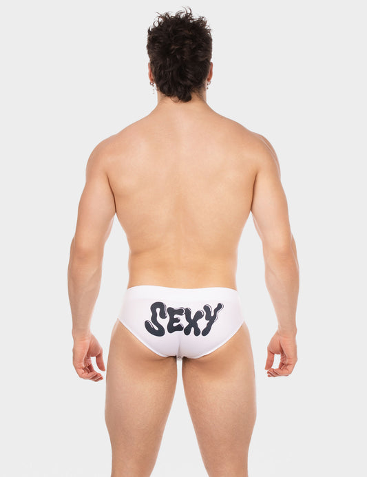 Barcode Berlin Swim Brief Sexy White-Black