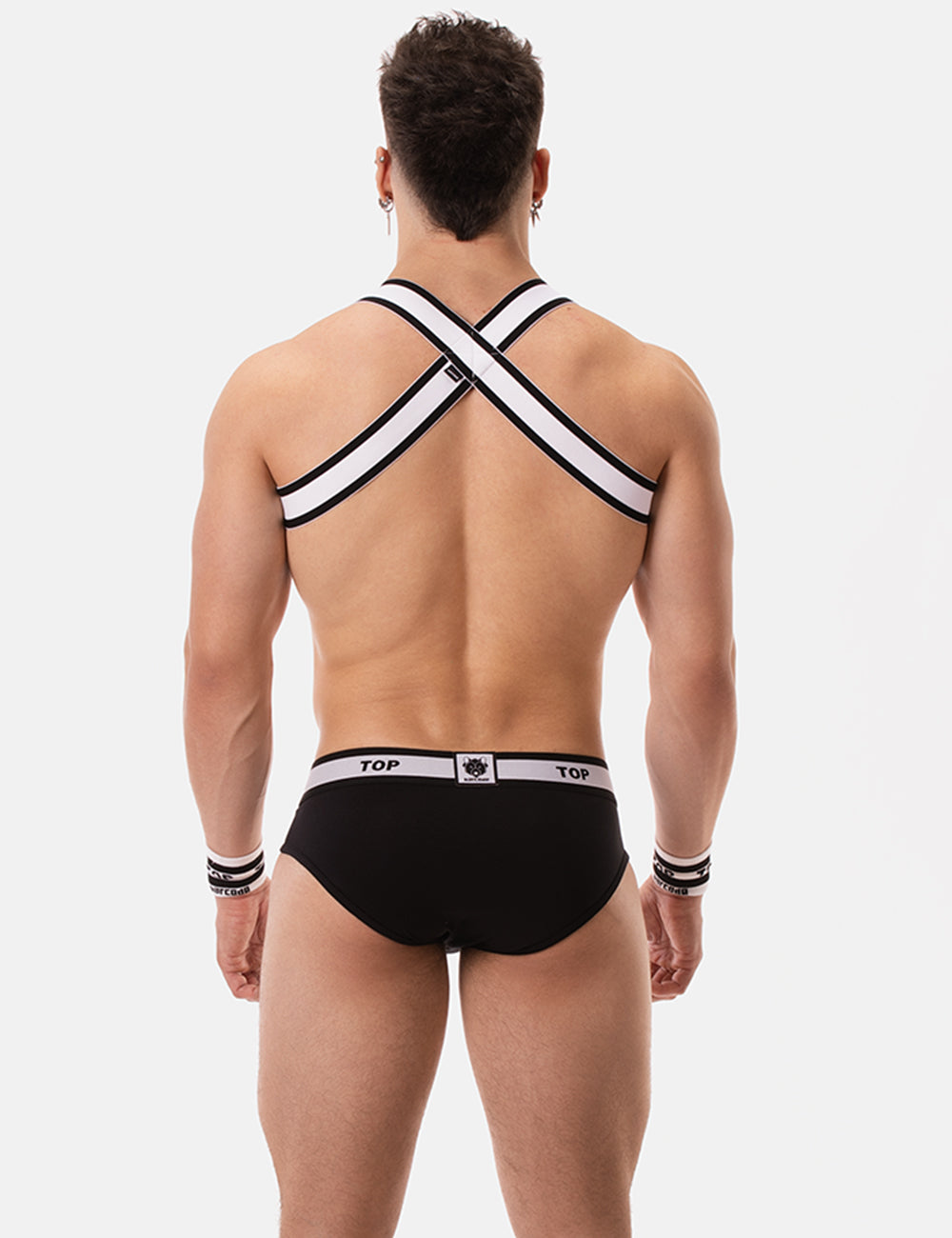 Barcode Berlin TOP Multipack 1x Brief Black + 1x Harness White-Black