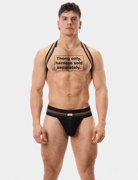 Barcode Berlin Thong Proud Boy Black