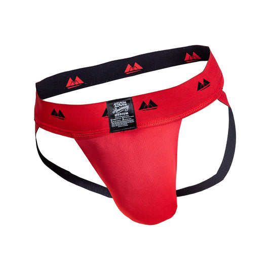 MM Sports The Original Jockstrap 2 inch Reversible Black/Red