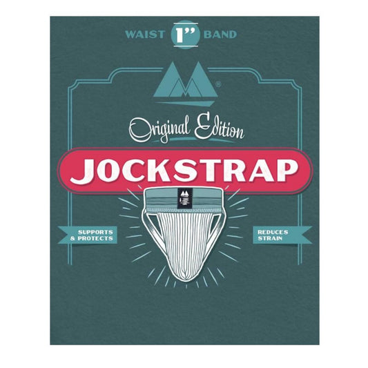 MM Sports The Original Swimmer/Jogger Jockstrap 1 inch Red