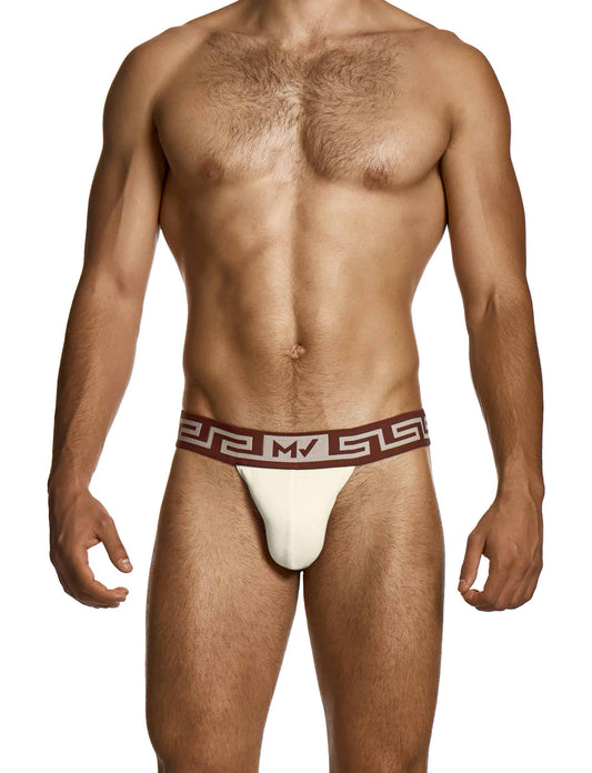 MODUS VIVENDI Linen Thong Off White