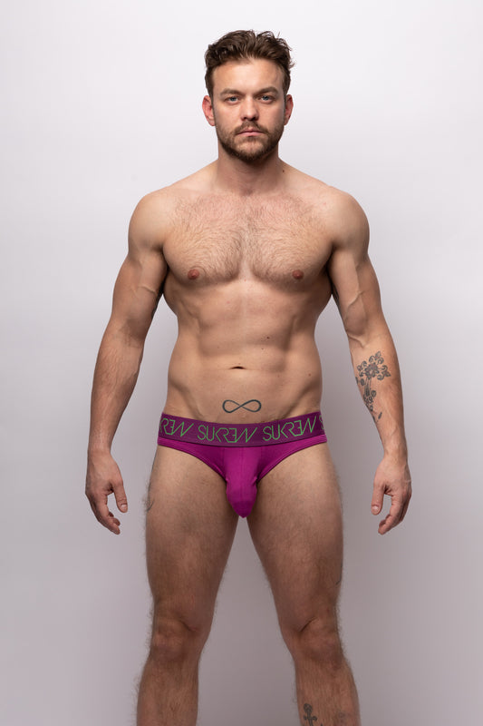 SUKREW Classic Brief Multipack 1x Deep Purple + 1x Verdant Green