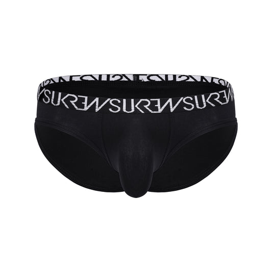 SUKREW Low-rise Brief Multipack 1x Optic White + 1x Midnight Black