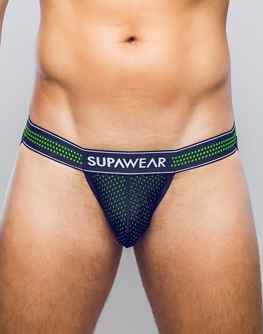 SUPAWEAR Mesh Jockstrap Neon Green
