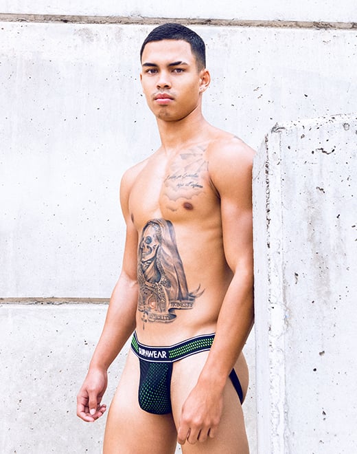 SUPAWEAR Mesh Jockstrap Neon Green