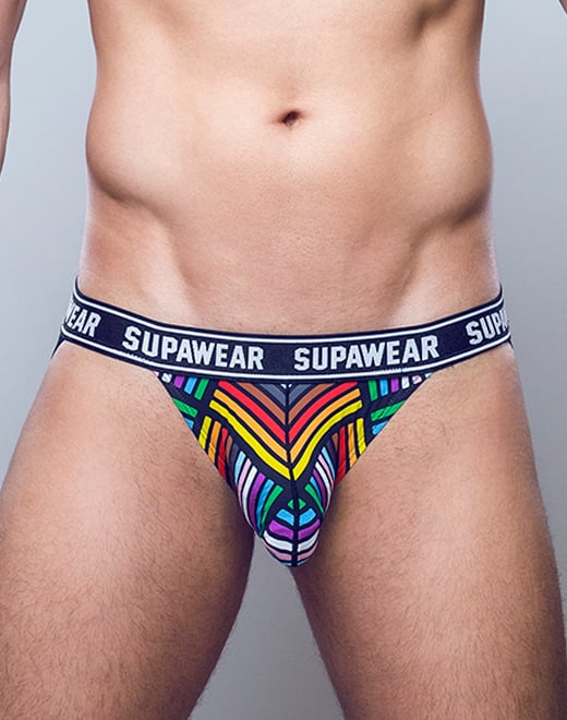 SUPAWEAR POW Jockstrap Rainbow