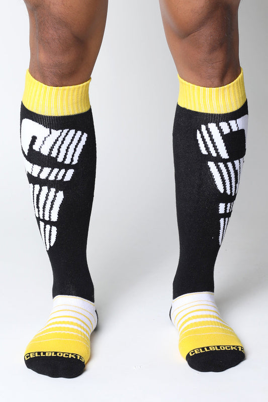 Velocity 2.0 Knee High Sock Yellow