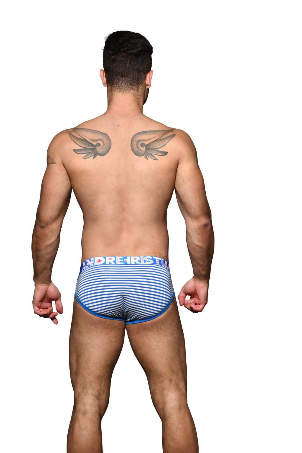 Andrew Christian Sky Stripe Brief w/ ALMOST NAKED®