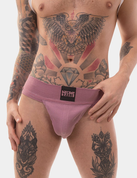Barcode Berlin Sergey Pop Jockstrap Brownishpurple