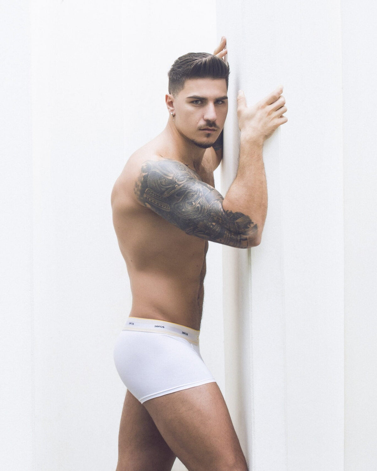 Two Adonis 2EROS Adonis Trunk White – Gunderwear