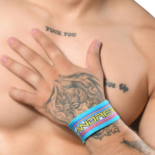 Andrew Christian Wristband Blue