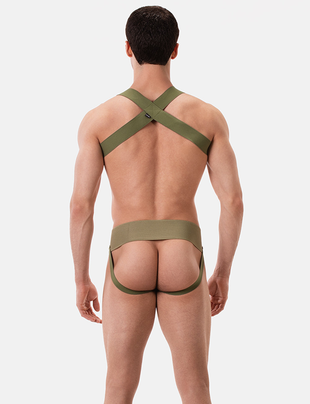 Barcode Berlin Multipack 1x Sergey Jockstrap + 1x Matt Pop Harness Grasslandbeige