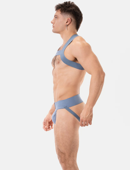 Barcode Berlin Multipack 1x Sergey Jockstrap + 1x Matt Pop Harness Bluebeige
