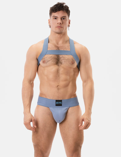 Barcode Berlin Multipack 1x Sergey Jockstrap + 1x Matt Pop Harness Bluebeige