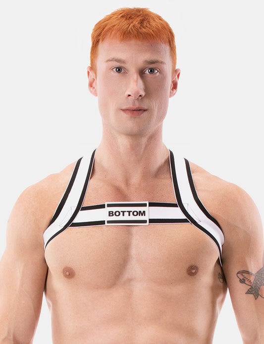 Barcode Berlin Multipack BOTTOM 1x Harness + 1x Jockstrap White-Black + 1x Half Socks