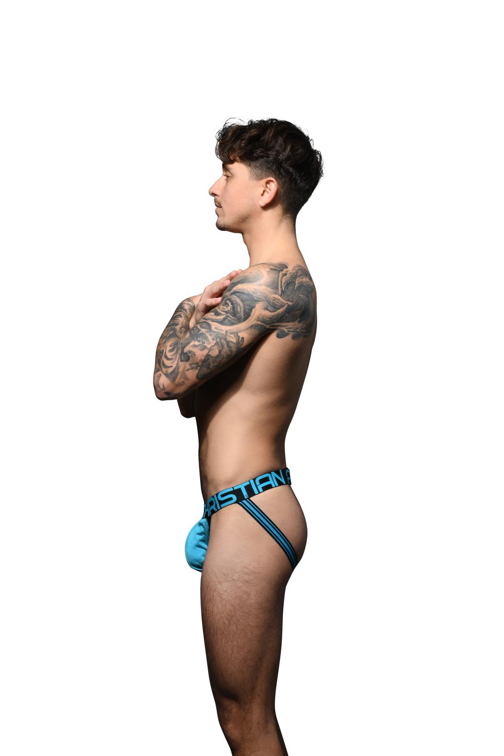 Andrew Christian CoolFlex Modal Frame Jock w/ SHOW-IT® Aqua