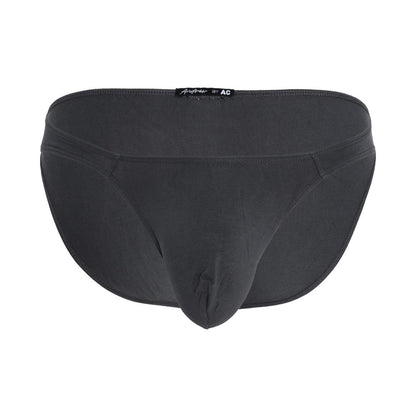 Andrew Christian ALMOST NAKED® No-Show Ultra Low-Rise Slip Steel Grey