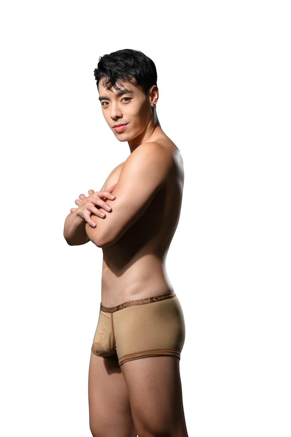 Andrew Christian Fly Tagless Boxer w/ ALMOST NAKED® Tan