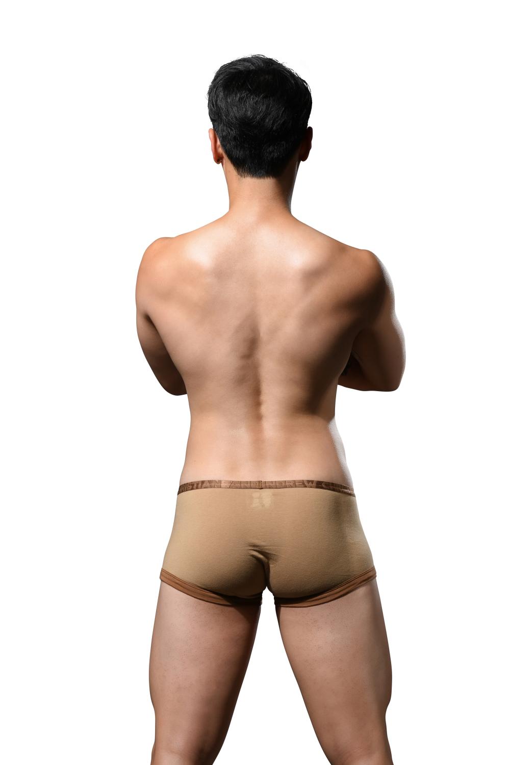 Andrew Christian Fly Tagless Boxer w/ ALMOST NAKED® Tan