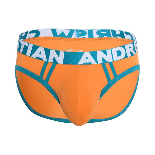 Andrew Christian CoolFlex Active Brief w/ SHOW-IT® Tangerine