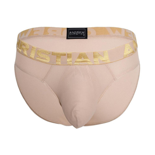 Andrew Christian Air Mesh Brief w/ ALMOST NAKED® Sand