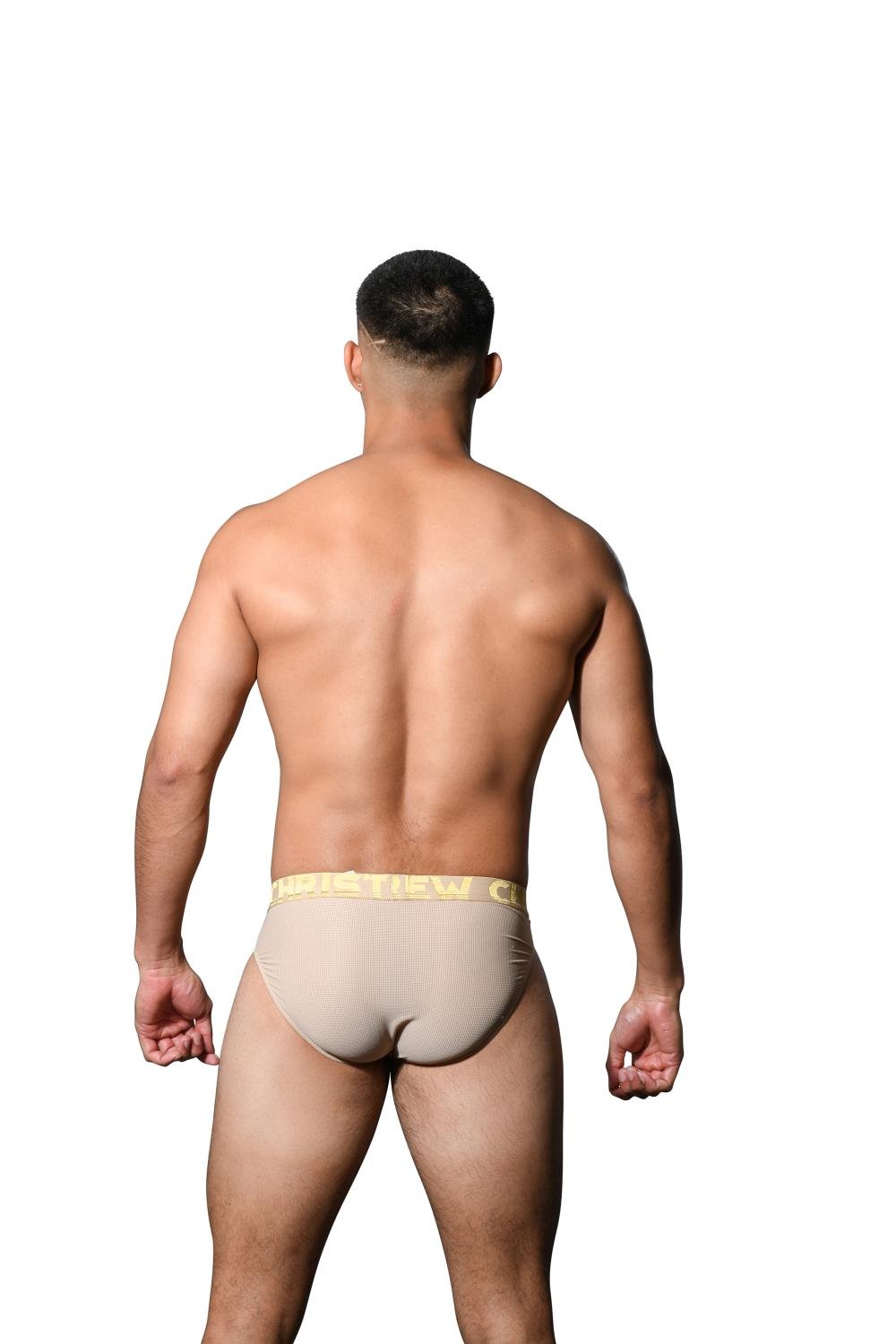 Andrew Christian Air Mesh Brief w/ ALMOST NAKED® Sand