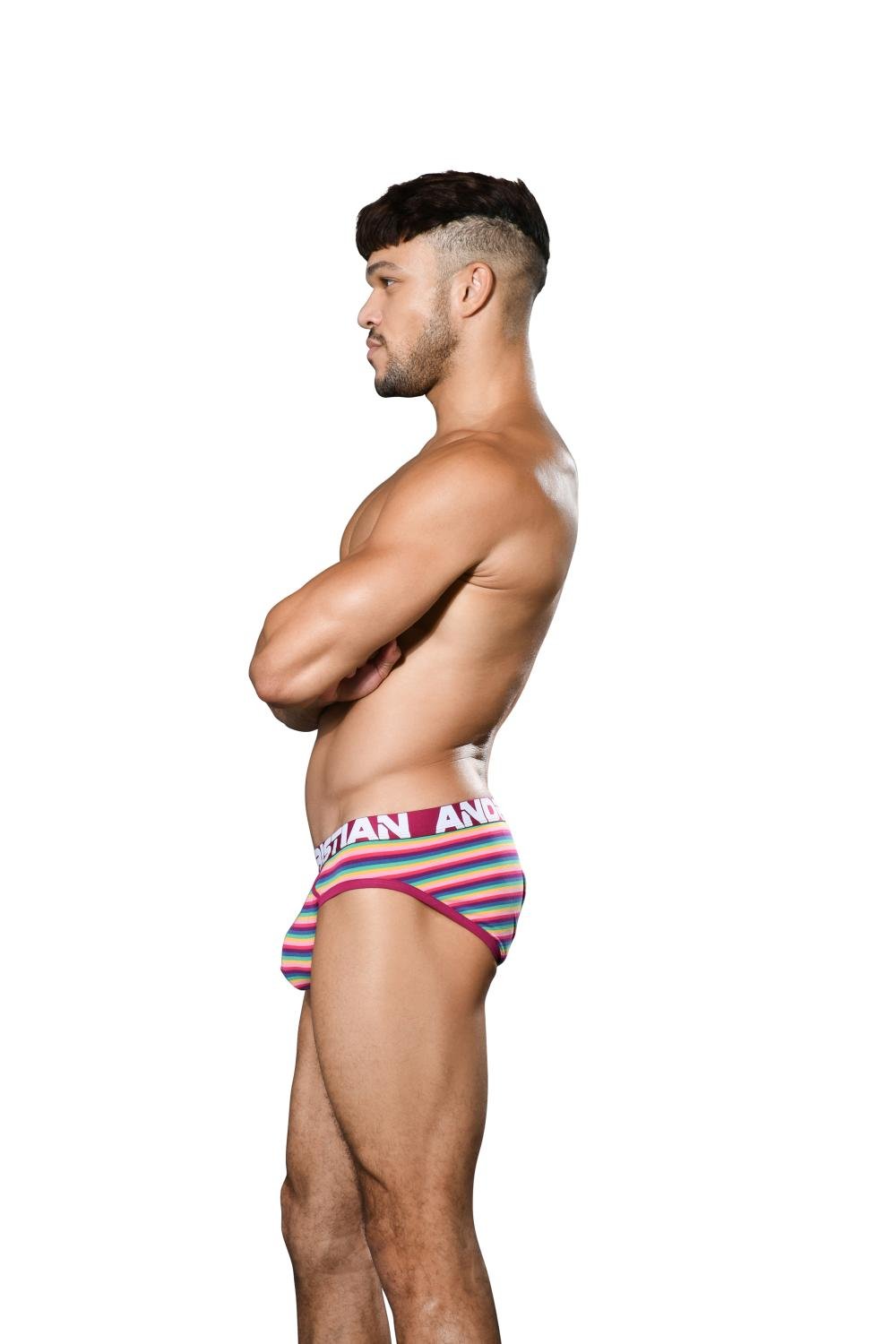 Andrew Christian Colony Stripe Brief w/ ALMOST NAKED®