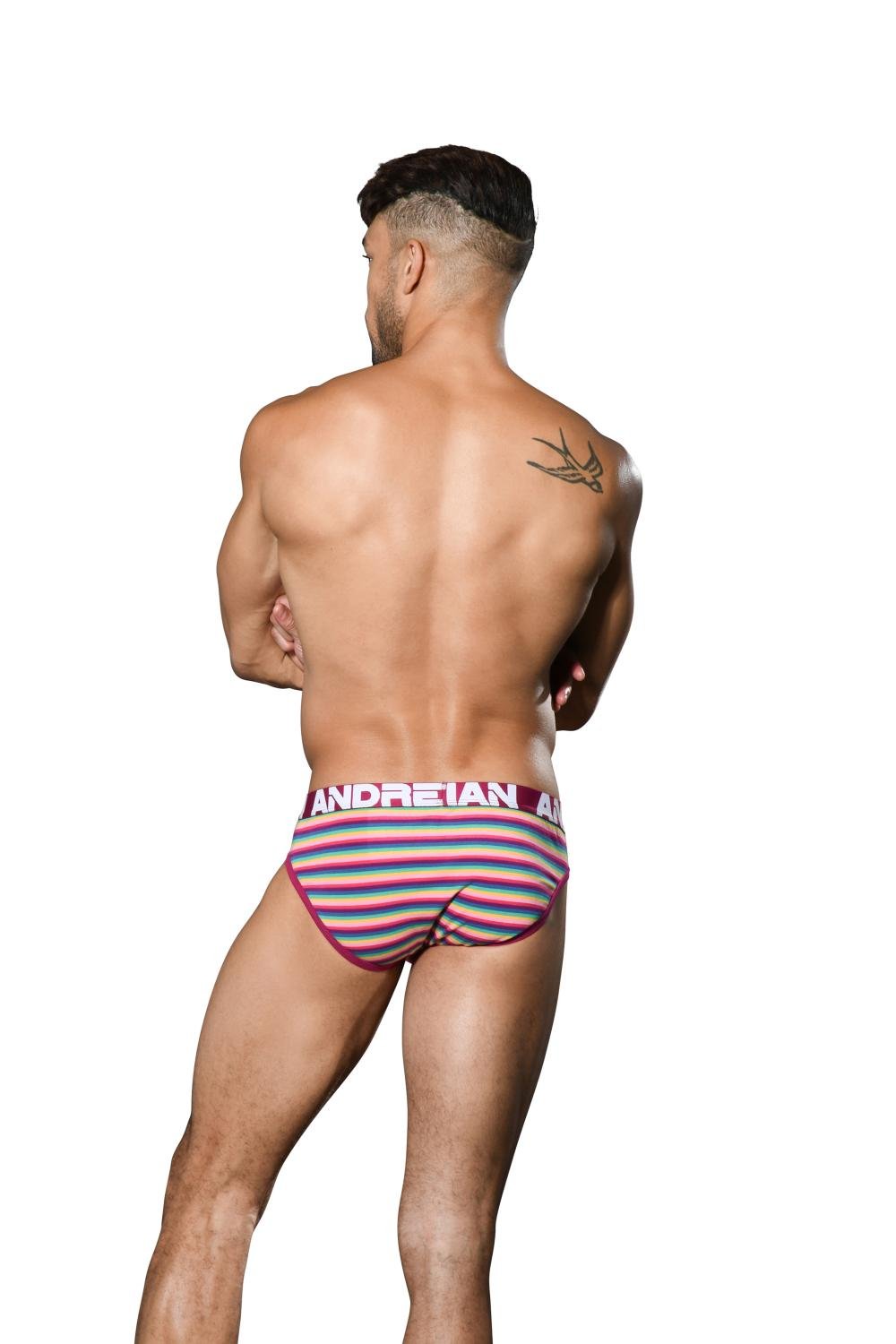 Andrew Christian Colony Stripe Brief w/ ALMOST NAKED®