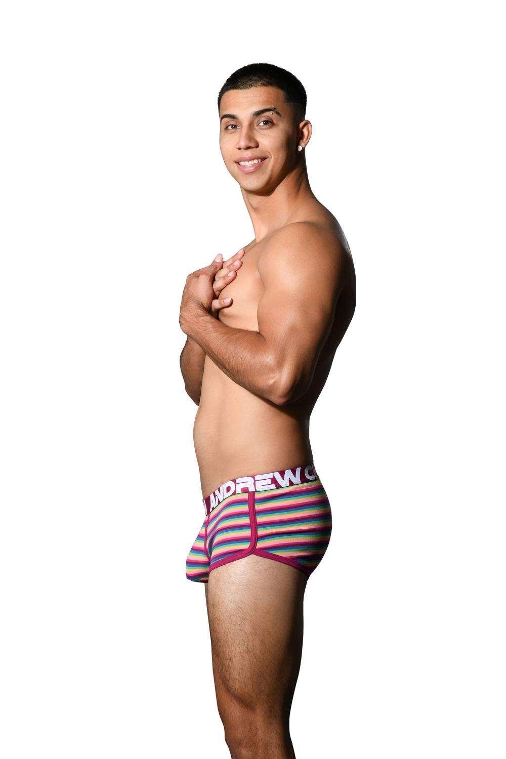 Andrew Christian Colony Stripe Boxer w/ ALMOST NAKED®