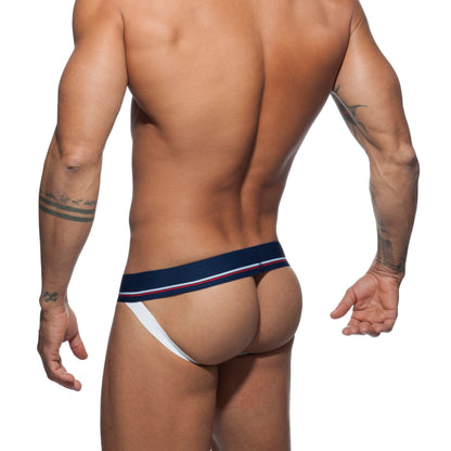 ADDICTED Camo Mesh Push Up Jockstrap Navy