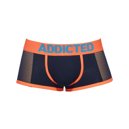 ADDICTED Neon Mesh Trunk Navy