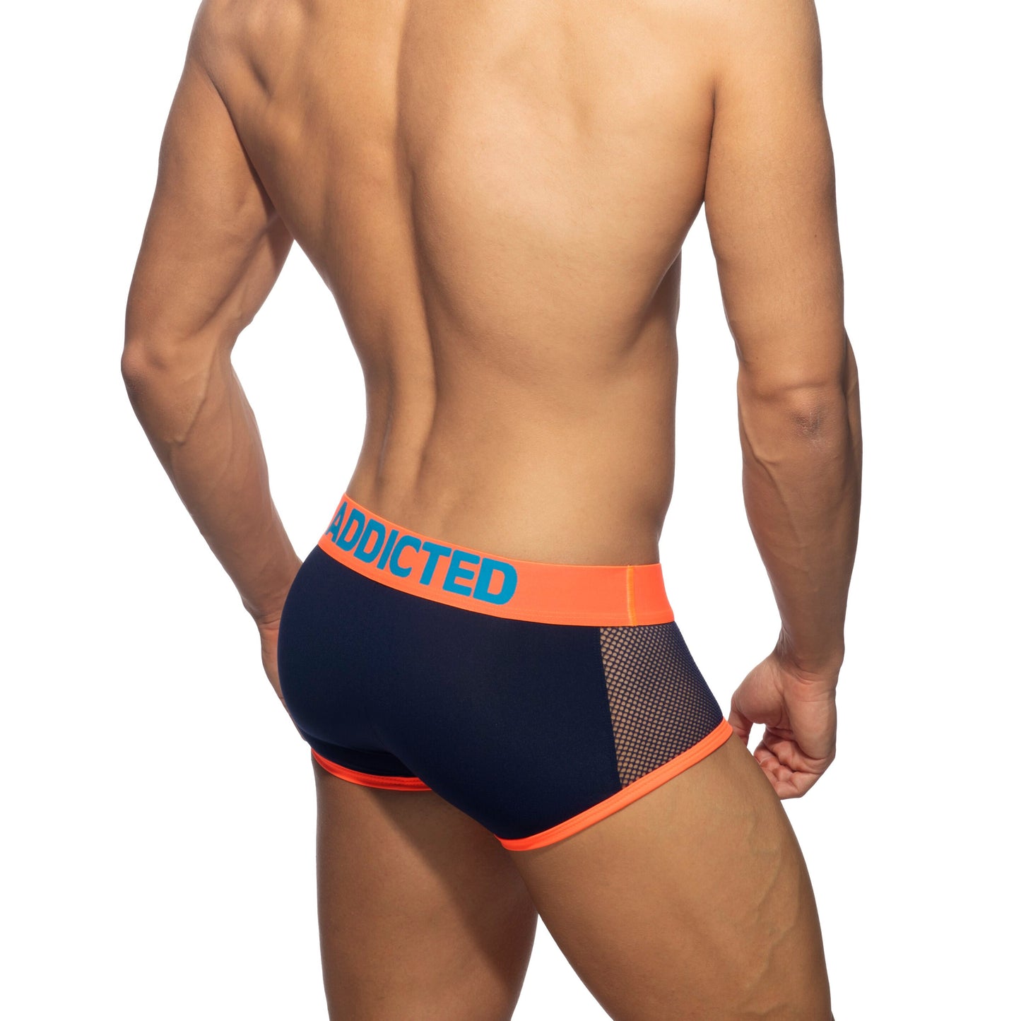 ADDICTED Boxer Néon Mesh Marine