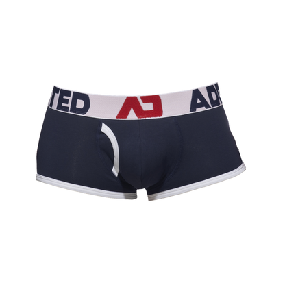 ADDICTED Open Fly Bomuldsstamme Navy/Hvid