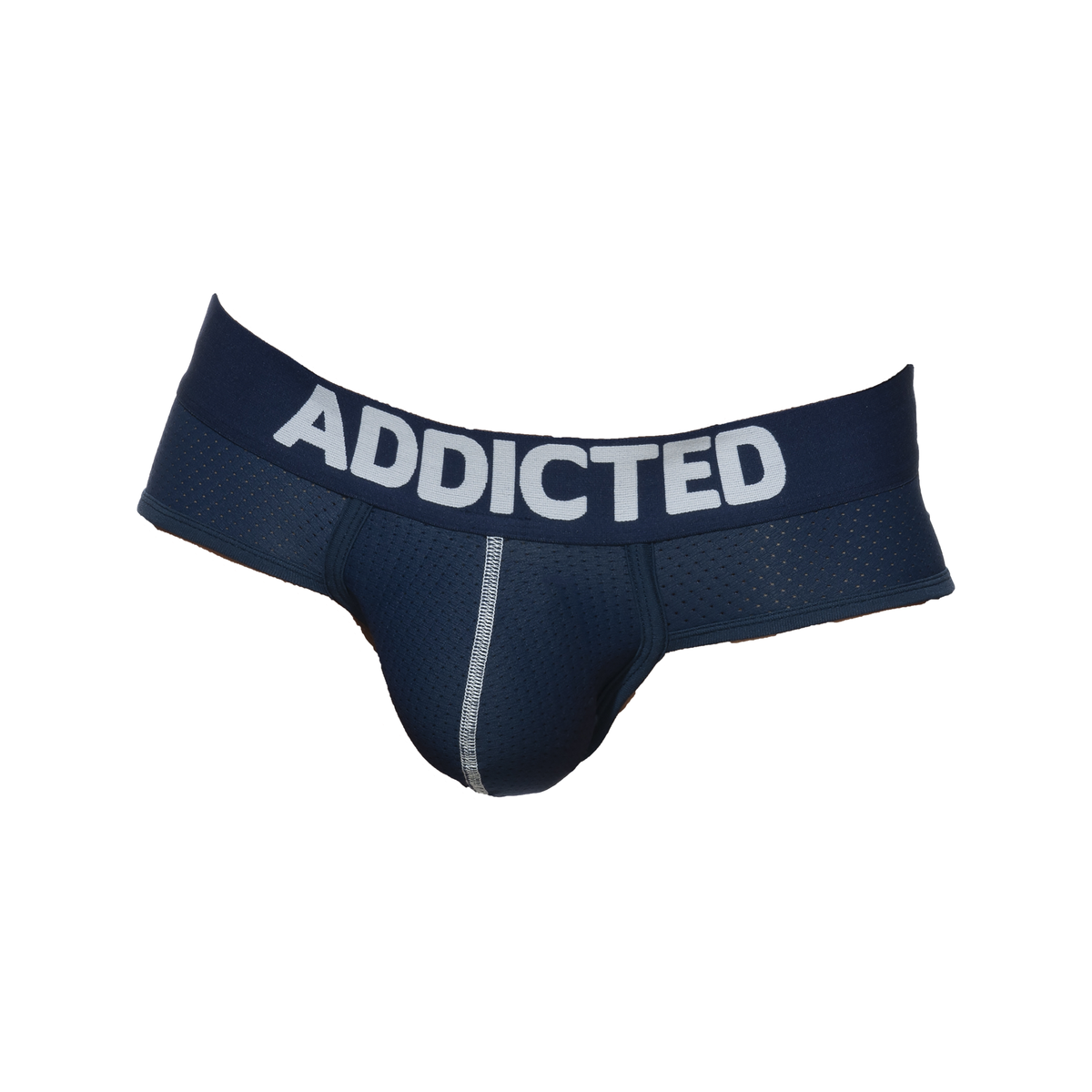 ADDICTED Push Up Mesh Brief Navy Gunderwear