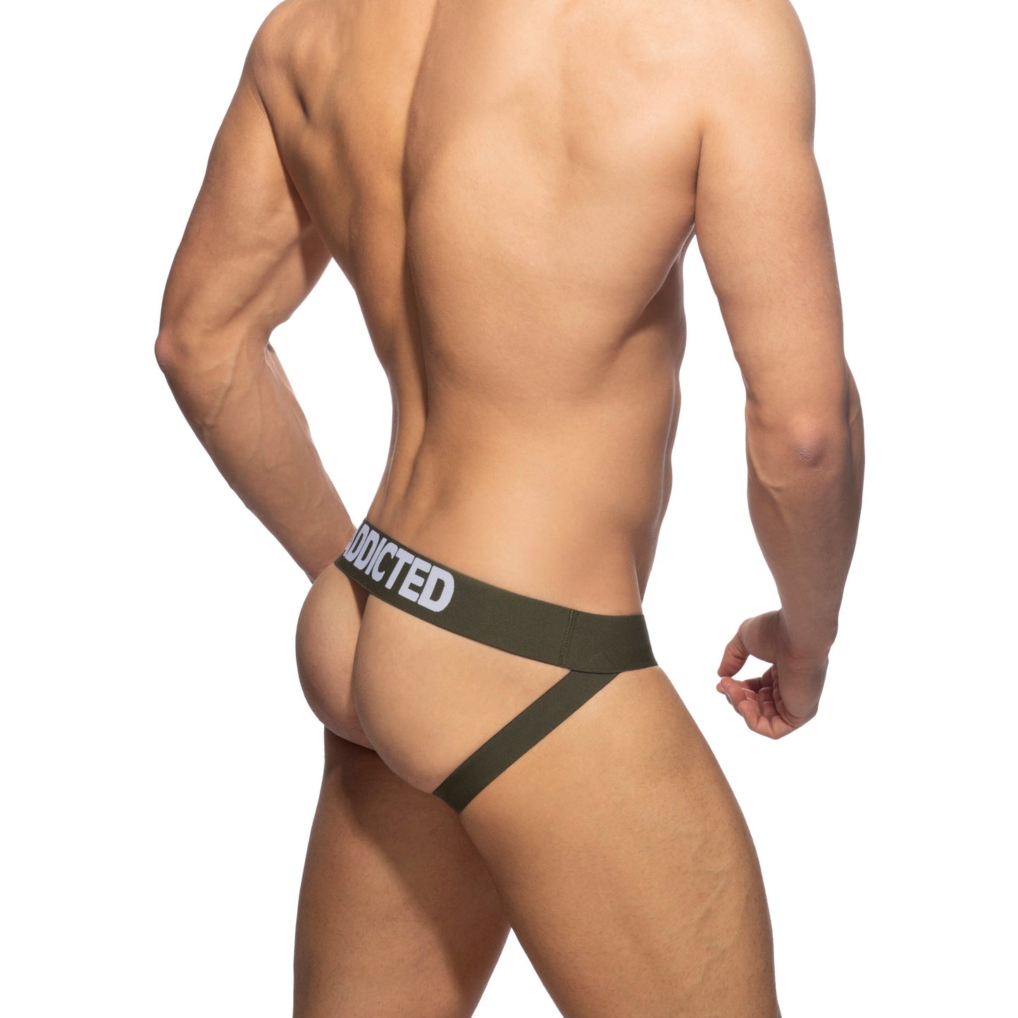 ADDICTED Jockstrap Push Up Mesh Kaki