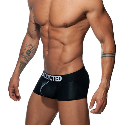 ADDICTED Push Up Mesh Trunk Black