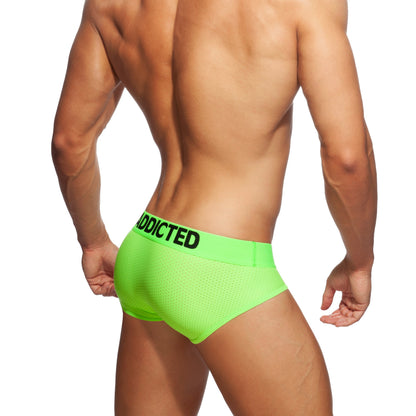 ADDICTED Ring Up Neon Mesh Slip Grün