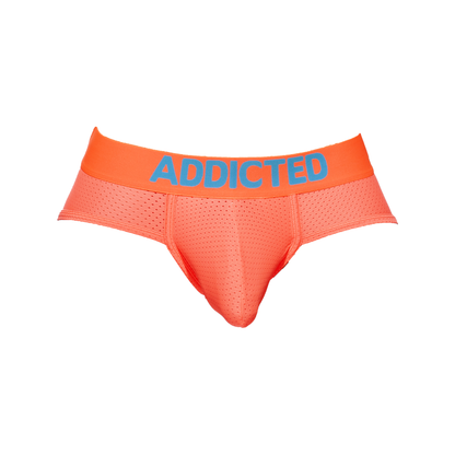 ADDICTED Ring Up Neon Mesh Letter Orange