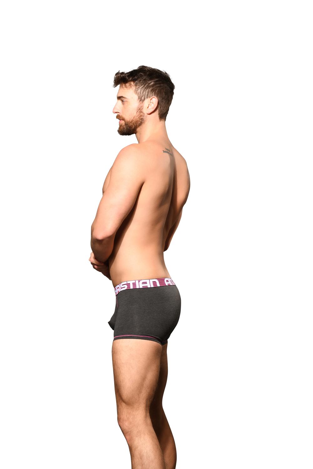 Andrew Christian ALMOST NAKED® Hang-Free Boxer Charcoal