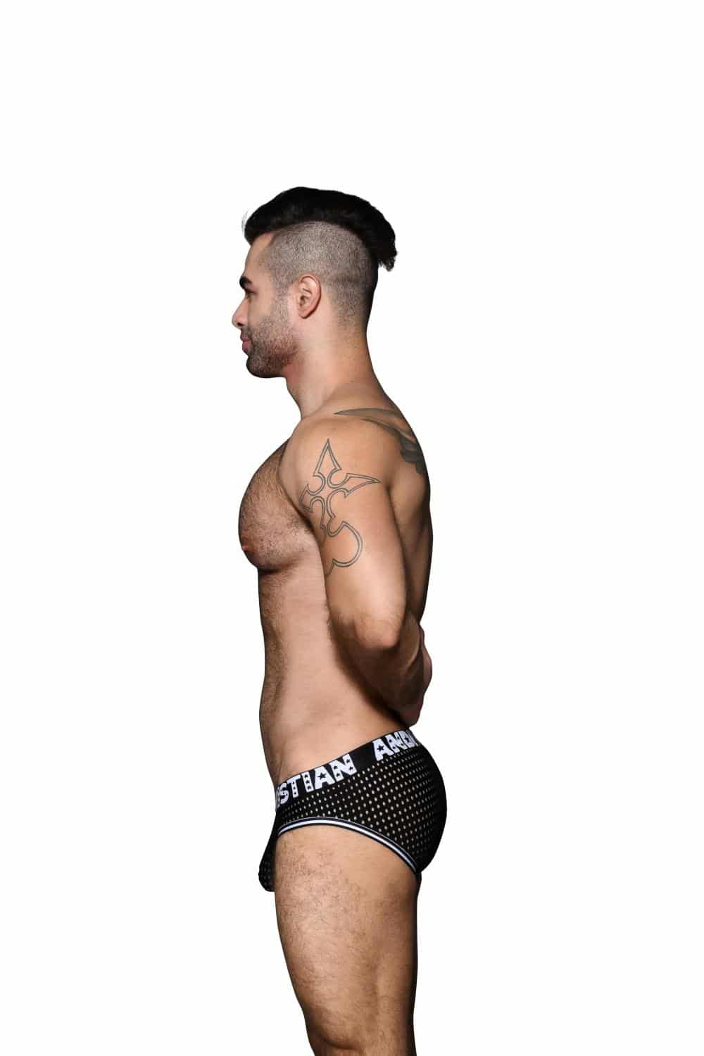 Andrew Christian ALMOST NAKED® Mesh Brief Svart