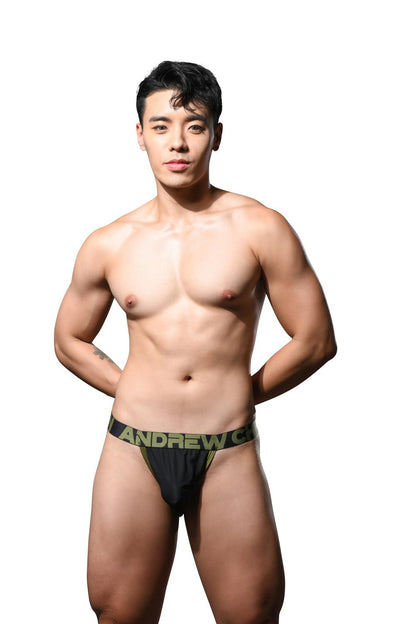 Andrew Christian ALMOST NAKED® Fugtkontrol V-Thong Sort